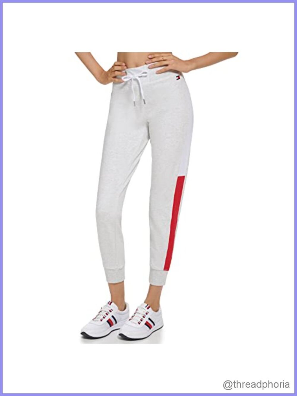 Color Block Side Stripe Tapered Jogger Sweatpants